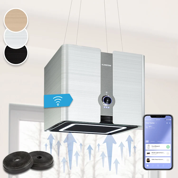 هود جزیره‌ ای هوشمند کلارشتاین آلمان klarstein Futurelight Smart Inselhaube – نورپردازی آینده تهویه بی نقص